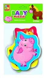 Детские беби пазлы Ферма VT1106-87 картинки - 4 шт