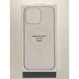 Оригінальний протиударний чохол Apple Clear Case with MagSafe для iPhone 15 Pro Max (6.7") Прозорий (MT233ZM/A) - мініатюра 3