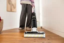 Karcher Пилосос безпровідний FCV 4 Dry Extra, вологе прибирання, конт пилок -0.45л, вода -0.75л, автон. робота до 45хв, самоочищення, білий - мініатюра 8