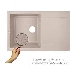 Кухонна мийка Lidz 790x495/230 MAR-07 (LIDZMAR07790495230), Сафари - мініатюра 3