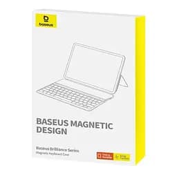 Клавіатура Baseus Brilliance Series Magnetic Keyboard Case for Pad Mini 6 8.3″ Cluster Black (with Simple Series Type-C Cable) (P40112602111-00) - мініатюра 2