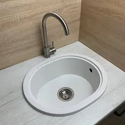 Кухонна мийка Adamant Circum 500x425x180 білий 631223, Білий - мініатюра 2
