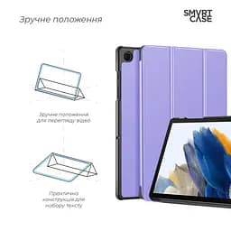 Чохол-книжка на планшет Samsung Galaxy Tab A9+ (SM-X210/X216), Smart Case, lavender, підставка для планшета 11 , шкіряний, мікрофібра, на магніті, ArmorStandart (ARM74496) - мініатюра 4