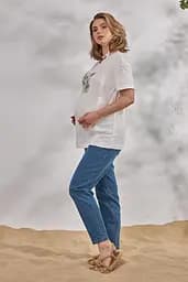 Вільні легкі джинси Mom для вагітних Sheldon denim L Юла Мама Блакитний - мініатюра 3
