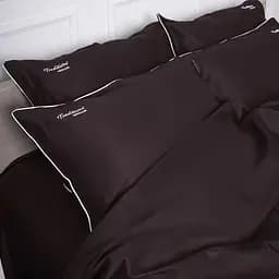 Комплект постільної білизни MirSon Сатин Elit 0211 Cacao Traditions 200х220 см (2200010538229) - мініатюра 3
