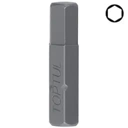 Насадка викруткова TOPTUL 1/4" 25 мм HEX 8 мм FSDA0808
