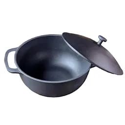 Котелок чугунный S&T с чугунной крышкой 2 л (Т401С1)