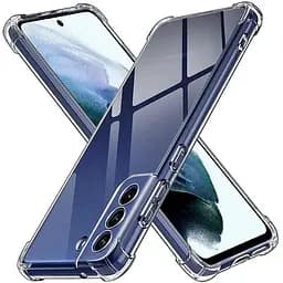 TPU чохол GETMAN Ease logo посилені кути Full Camera для Samsung Galaxy S21 FE Безбарвний (прозорий) - мініатюра 2