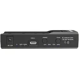 Зовнішня кишеня Maiwo для підкл/клонування 3,5"/2,5" SATA HDD/SSD і NVMe M.2 SSD до USB 3.0 TypeС, БП 12В/3А (K10635N) - мініатюра 2