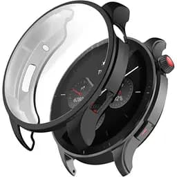 Чохол-накладка DK Silicone Face Case для Xiaomi Amazfit GTR 4 (black)