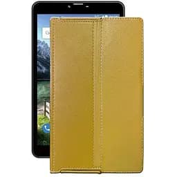 Чохол StatusCASE з екошкіри для планшету Bravis NB851 8 3G Золотий