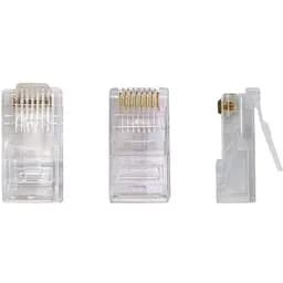 Конектор RJ45 UTP 100 шт. Clear Cat.5e Patron (CONNECT-RJ-455CAT-В)