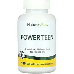 Мультивітаміни Nature's Plus Power Teen 180 tabs (1086-2023-10-4408)