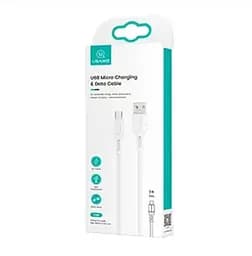 Кабель Usams SJ502 U68 Micro Charging Data Cable 1 м Білий - мініатюра 2