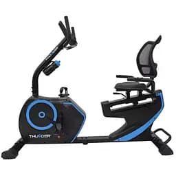 Велотренажер горизонтальний THUNDER OPAL чорно-синій