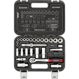 Набір торцевих головок із тріскачкою Intertool ET-8039 39шт [98836] - мініатюра 2