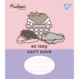 Набір зошитів Yes Pusheen The Cat A5 в лінію 12 аркушів 25 шт. (767613) - мініатюра 2
