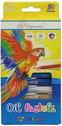 Карандаши пастель Попугай, 12 цветов
