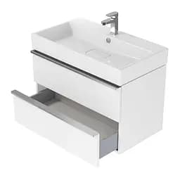 Тумба для ванної кімнати Cersanit Virgo 80 см Білий/Чорний S522-025 30412 - мініатюра 3