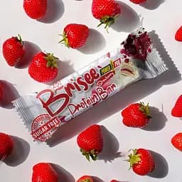 Батончик Power Pro Brisee Protein Bar 25% Sugar Free, 55 грам - Полуниця