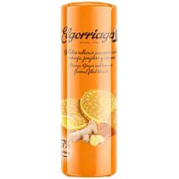 Печенье Elgorriaga с начинкой из апельсина, куркумы и имбиря 240 г