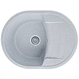 Мийка кухонна Valetti 32N гранітна 610х465 мм сіра