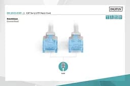 Патч-корд Assmann CAT 5e U-UTP, Cu, PVC AWG 26/7, 3 м, DK-1511-030 Gray