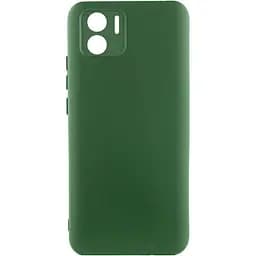 Чехол Silicone Cover Lakshmi Full Camera (AA) для Xiaomi Redmi A1 / A2 Зеленый / Dark green