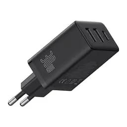 Мережевий зарядний пристрій Baseus Cube Fast Charger 2U+C 30W EU чорний P10111402113-00 - мініатюра 3