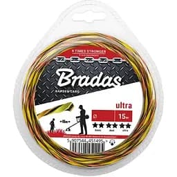 Волосінь для тримера Bradas ULTRA L3 3,0x15м / блістер ZUL3T3015B