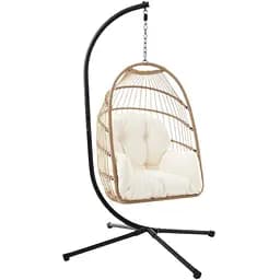 Подвесное кресло-кокон Di Volio Beluno бежевое