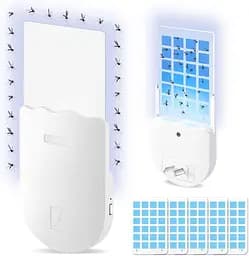 Пастка для комах Necomi, 2-в-1 Plug-in Mosquito Killer, з нічним ультрафіолетовим світлом для вловлювальних мух