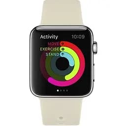 Ремінець Uwatch Silicone Strap for Apple Watch 38/40 mm Antique White - мініатюра 3