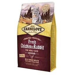 Сухой корм для взрослых кошек Carnilove Fresh Chicken & Rabbit for Adult cats с курицей и кроликом 2 кг