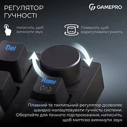 Клавіатура GamePro Asgard Valhalla Pro QLAB Sakura Switch Black (MK160-B-QS-PRO) - мініатюра 17