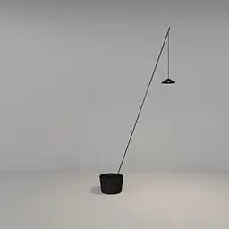 Торшер Skarlat RLL8109 10W BK 4000K