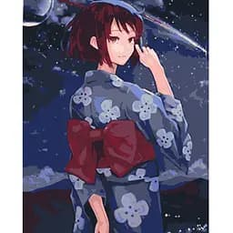 Картина за номерами ArtCraft Mitsuha Miyamizu без підрамника 10622-ACNF 40х50 см