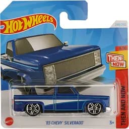 Базовая машинка Hot Wheels Then and Now 83 Chevy Silverado синяя (5785)   