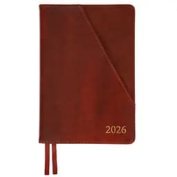 Дневник-деловая записная книжка А5 Leo Planner 2026 Whisky коричневый 368 страниц (252670)