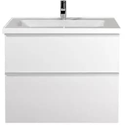 Тумба Мойдодир Grin 80-U з умивальником Fenova 80 Білий