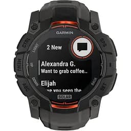 Смарт-годинник Garmin Instinct 3 Solar 50mm Black with Charcoal Band (010-02935-00) [125560] - мініатюра 3