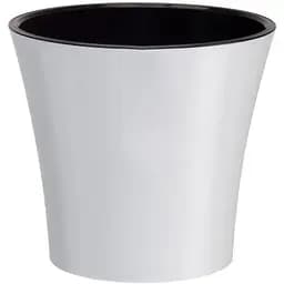 Вазон Santino Арте 5 л чорно-білий (ART50WHT/BL)