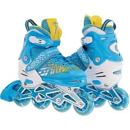 Ролики для подростка Banwei с защитой и передним колесом, что светится 7945-S