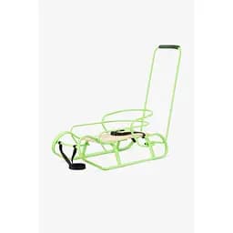 Санки "Экспресс" + спинка+ручка Vitan 17272 Лайм