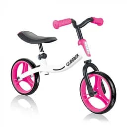 Беговел Globber Go Bike, белый с розовым (610-162)