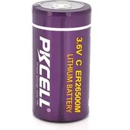 Батарейка (ER26500M) (size C), 3.6V 6500mah, Lithium, OEM PkCell (ER26500M)