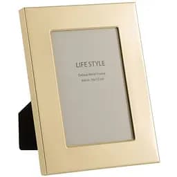 Фоторамка J-Line металева дзеркальна 13х18 см золота (17659)