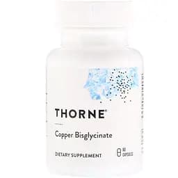 Медь Thorne Research Copper Bisglycinate 60 капсул