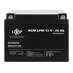 Аккумулятор LogicPower AGM LPM 12V - 26 Ah под болт М5