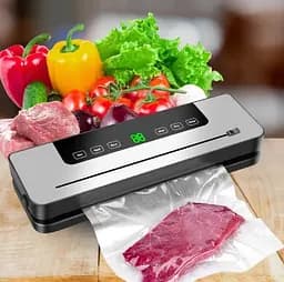 Вакууматор Rotex RVS-120-S SuperVac вакуумний пакувальник для вакуумного пакування продуктів 120 Вт Чорний - мініатюра 7